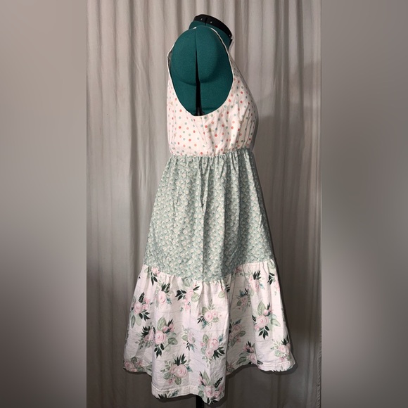 Handmade by me. Women’s Tiered dress 100% cotton size M/L - Picture 2 of 13